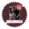 Dark Red Suede Mat Board for 8x10 Frames - Fits 5.5x8.5 Photos